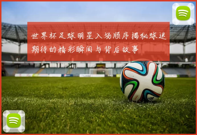 世界杯足球明星入场顺序揭秘球迷期待的精彩瞬间与背后故事